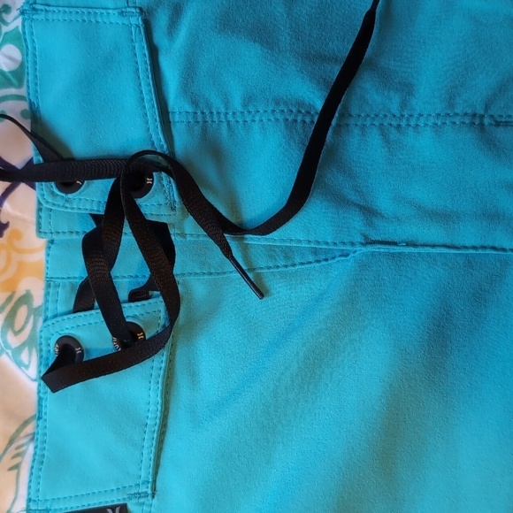 Mens Hurley Aqua Board Shorts Swim Shorts Sz 30 - Picture 2 of 8